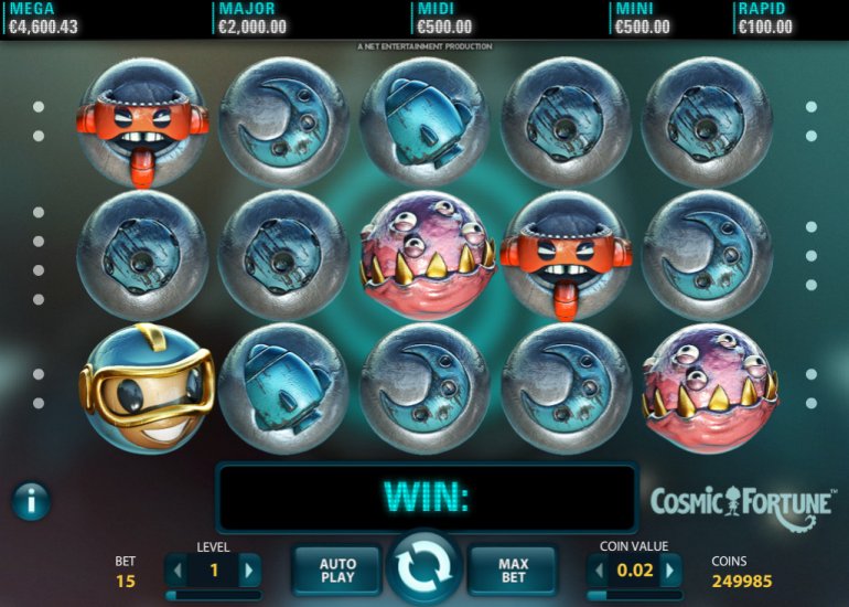 Slot machine Cosmic Fortune